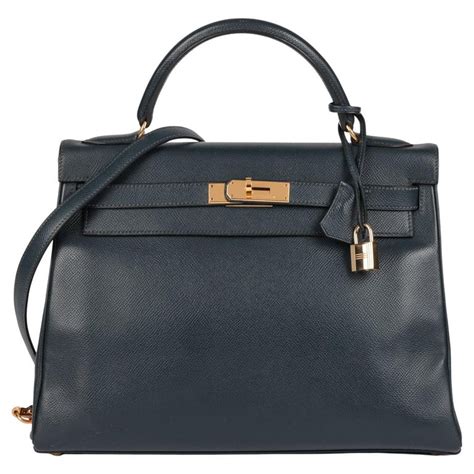 hermes blue indigo kelly